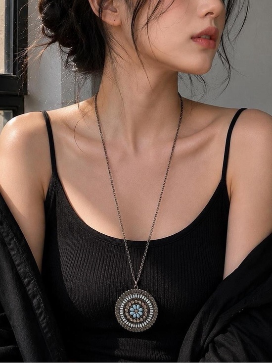 Jewelry - Bohemian Medallion Statement Necklace